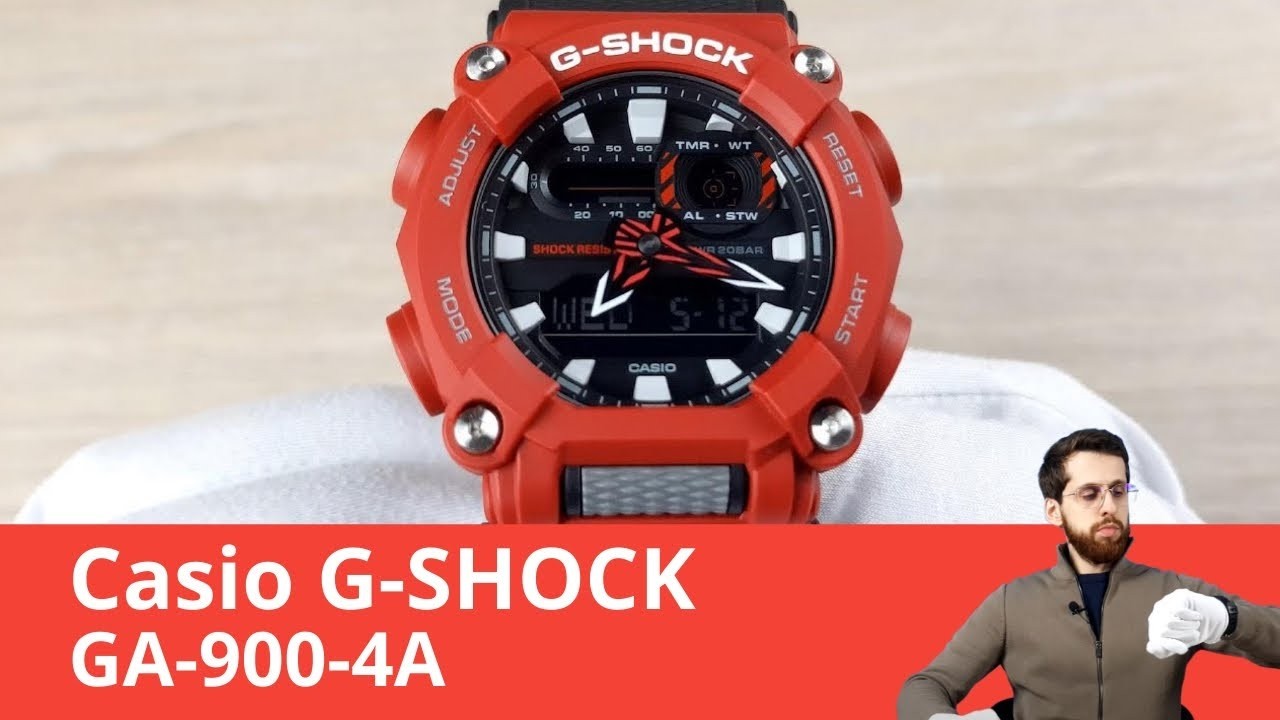 Fresh Design, Smart Functions / Casio G-SHOCK GA-900-4A