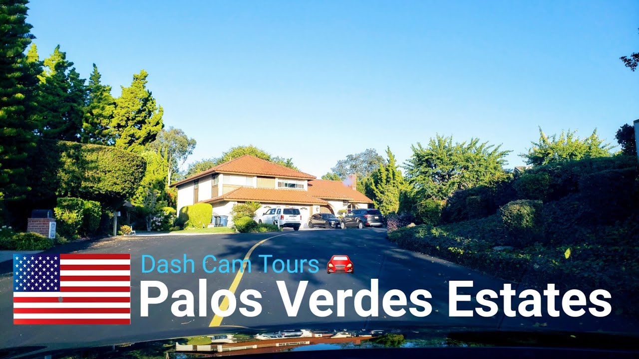 Palos Verdes Rolling Hills Estates Gated Community Driving Tour || Dash Cam Tours 🚘