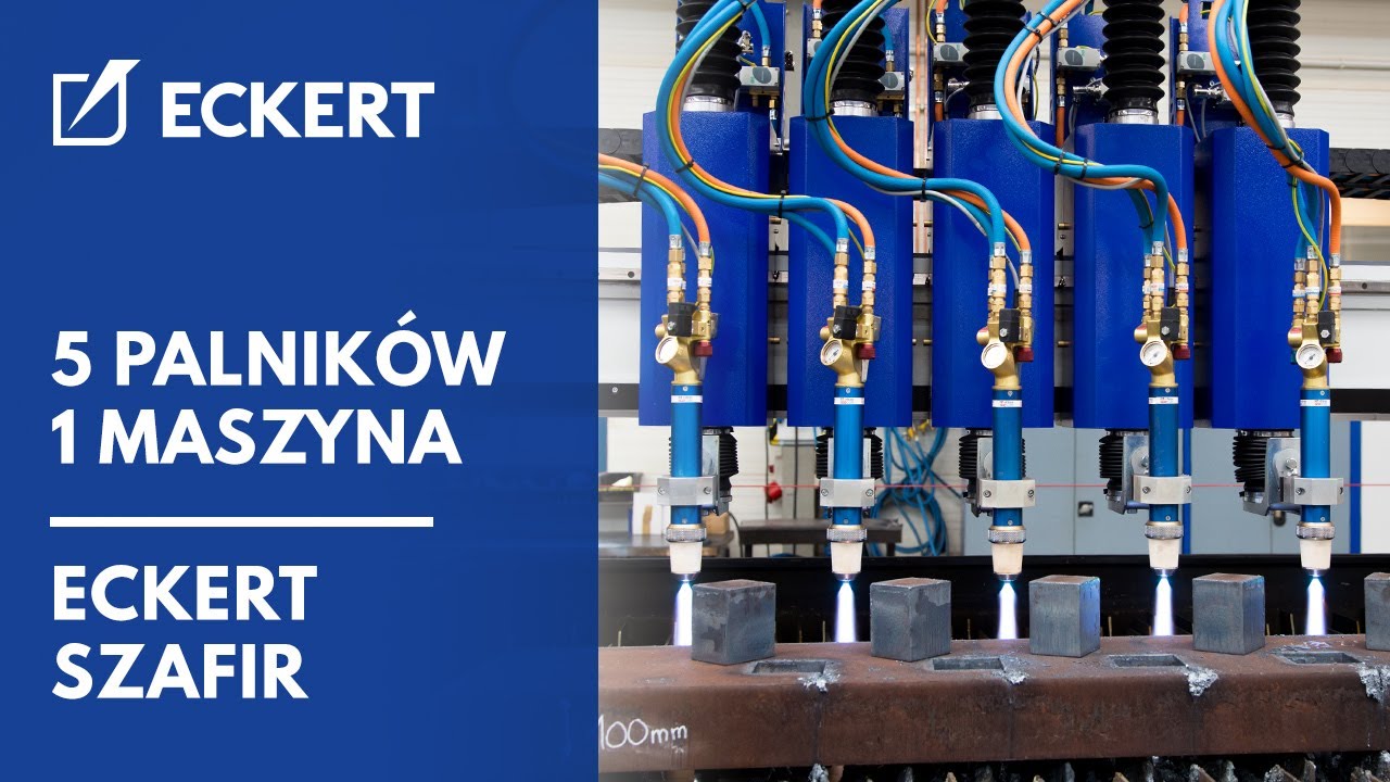 5 niezależnych palnik&oacute;w tlenowych podgrzewa atmosferę! Debiut najnowszej przecinarki tlenowej Eckert