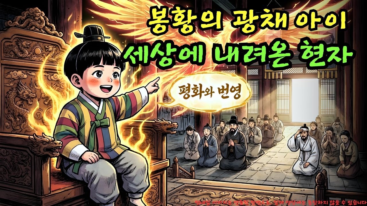 👉 봉황의 광채를 지닌 아이: 평화를 가져오기 위해 세상에 내려온 현자의 진실… | 야담 |옛날이야기 |민담 |전설 | 설화