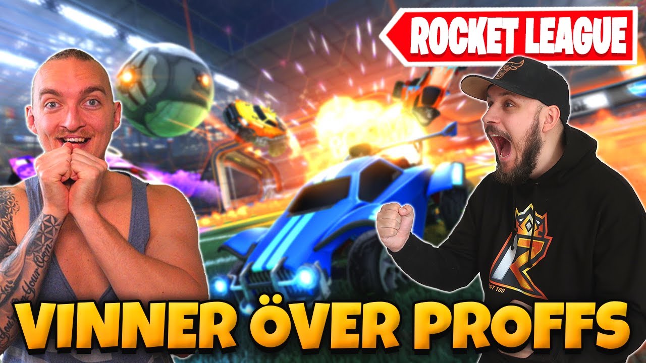 VI VINNER ÖVER ETT PROFFS I ROCKET LEAGUE *Kevzter & Keebabb*