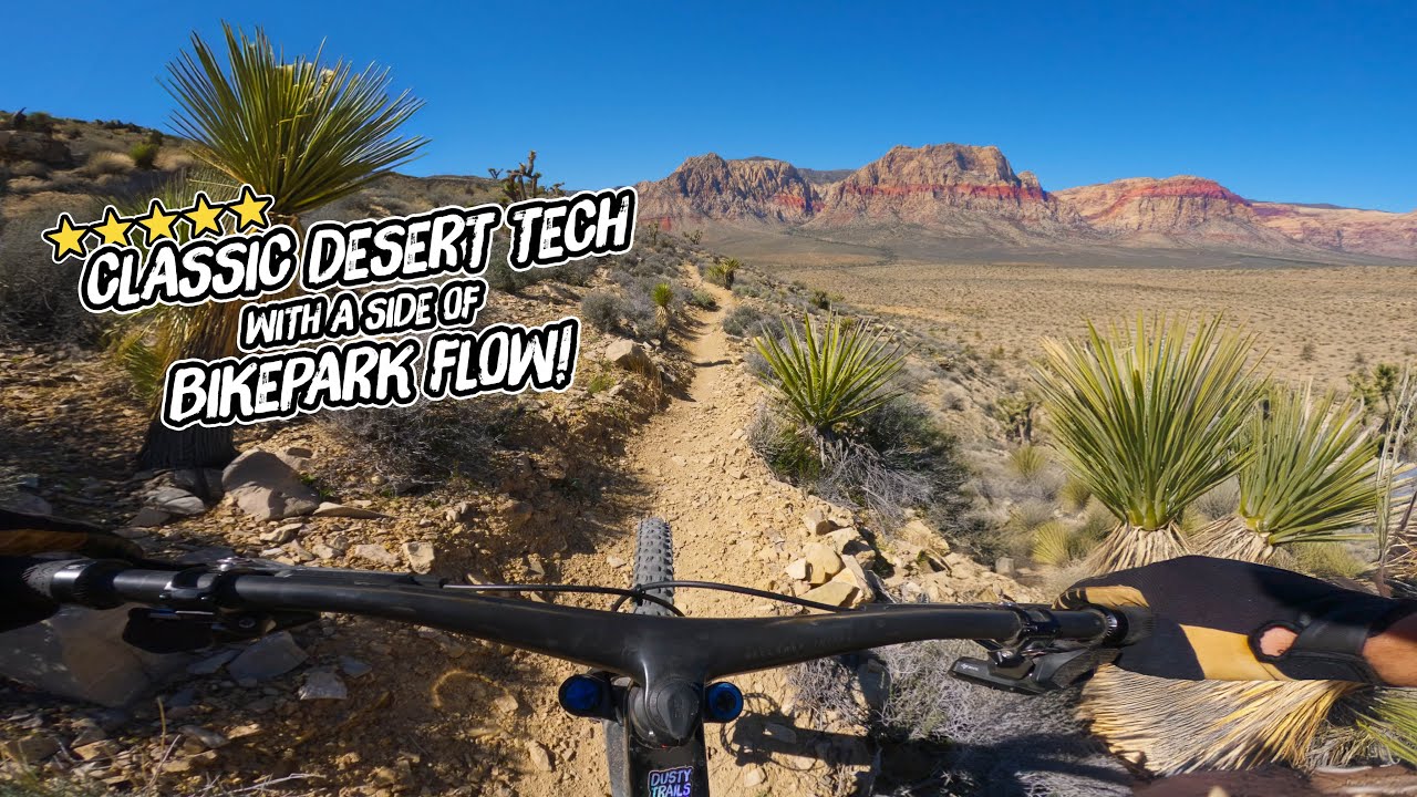 Now THIS is a FIVE STAR MTB TRAIL! Mountain Biking Ebb'N Flow in Las Vegas, NV
