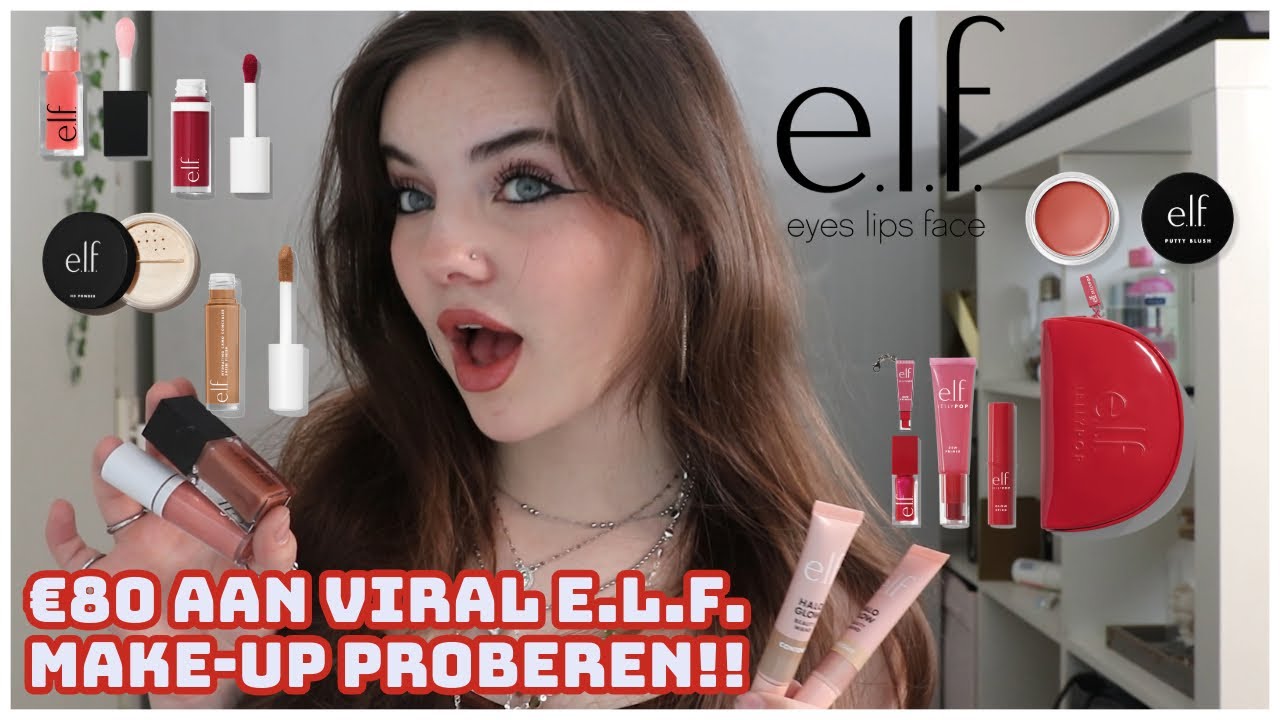 € 80,= AAN VIRAL ELF MAKE-UP DUPES TESTEN!! (CHARLOTTE TILBURY-DIOR DUPES) - BIBI