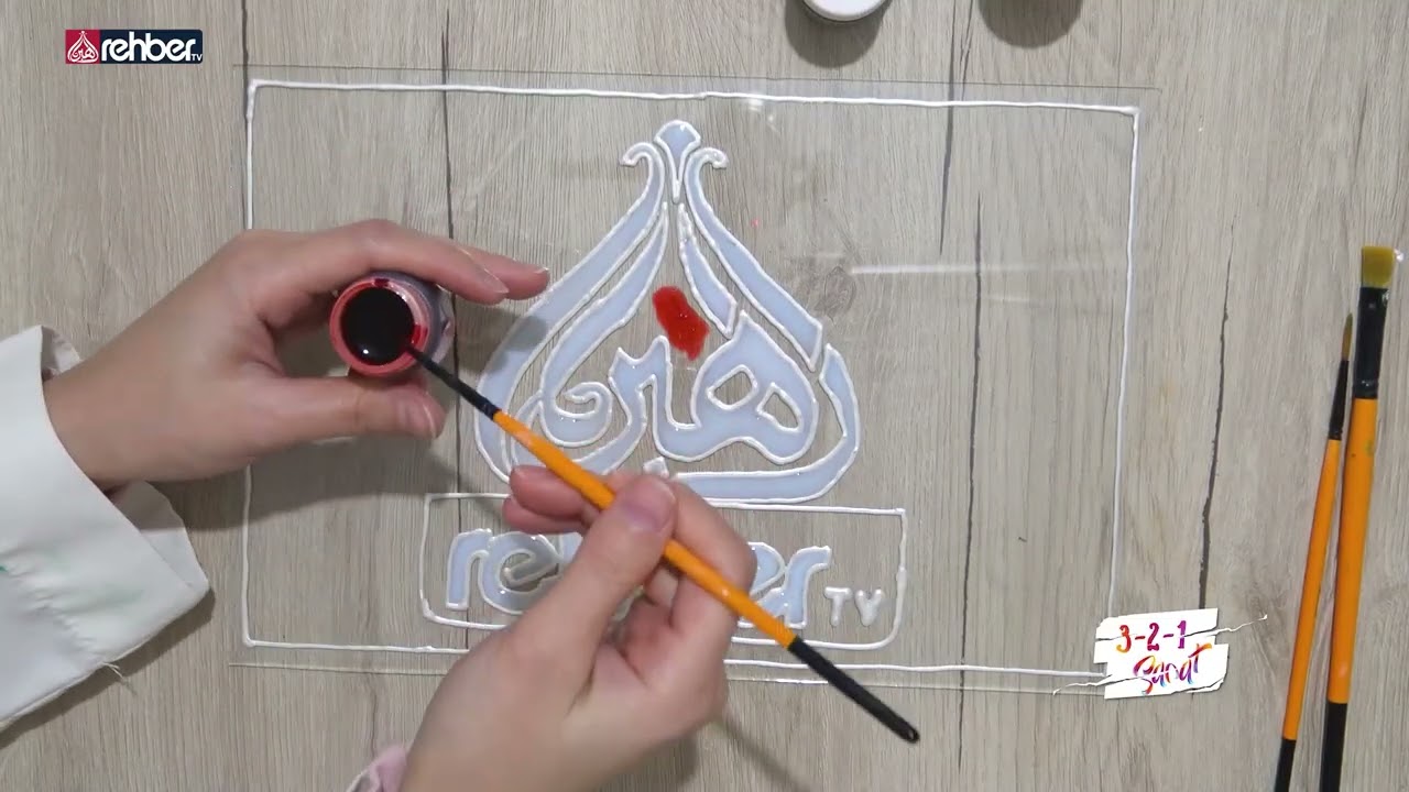 Elif Yağar Aslan ile 3-2-1 Sanat | Vitray Tablo Yapımı