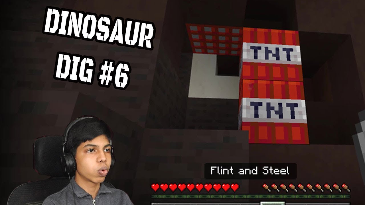 Part 6 | Digging Dinosaur Fossils as a Miner 🦕🦕 | Gaming with HariVids | Minecraft