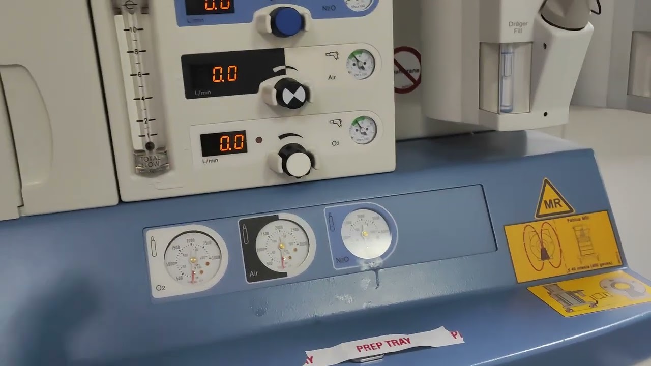 How to reset  Fabius MRI Drager Anesthesia Machine Maintenance Due appearing on the screen..