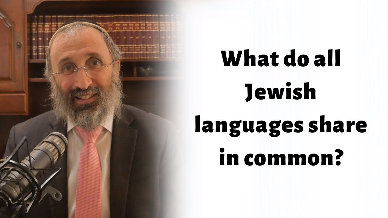 What do all Jewish languages share in common?