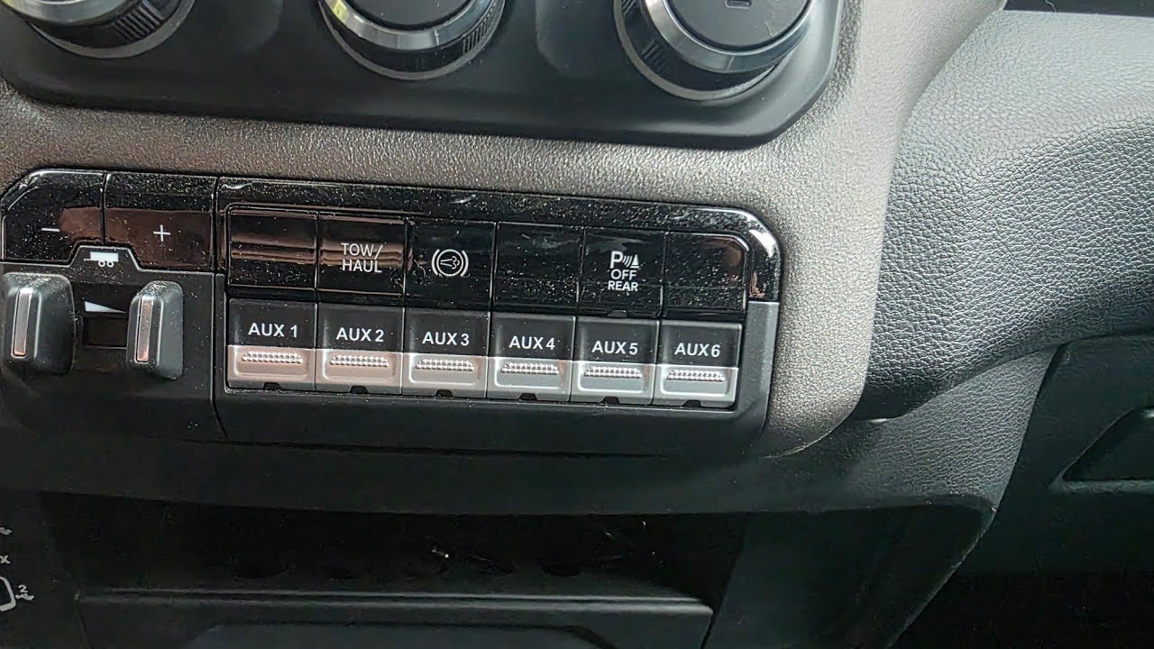 Подключение заводских дополнительных переключателей к Ram 2019 года. (ПРОСТО)