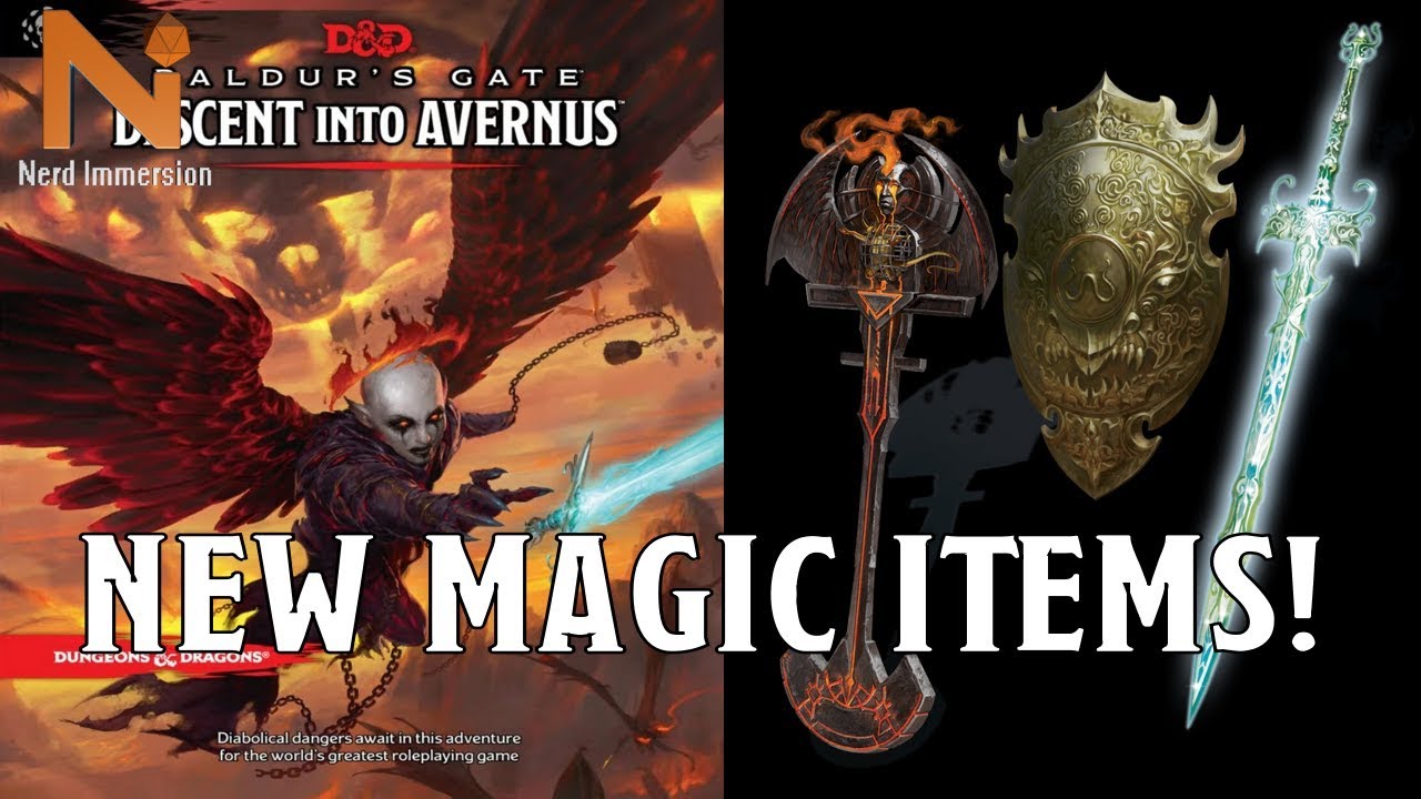 Baldur's Gate: Descent Into Avernus New Magic Items | Nerd Immersion