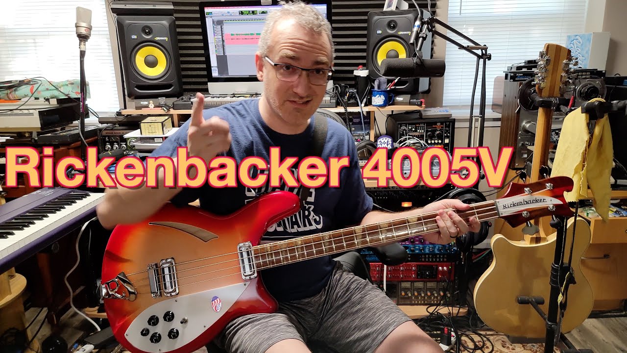 Rickenbacker 4005V unboxing and demo