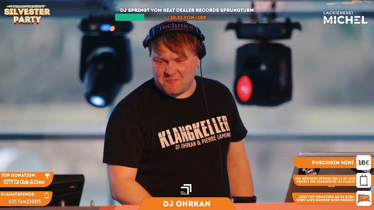 Dj Ohrkan live aus der Toscana Therme Bad Schandau 01.01.2022