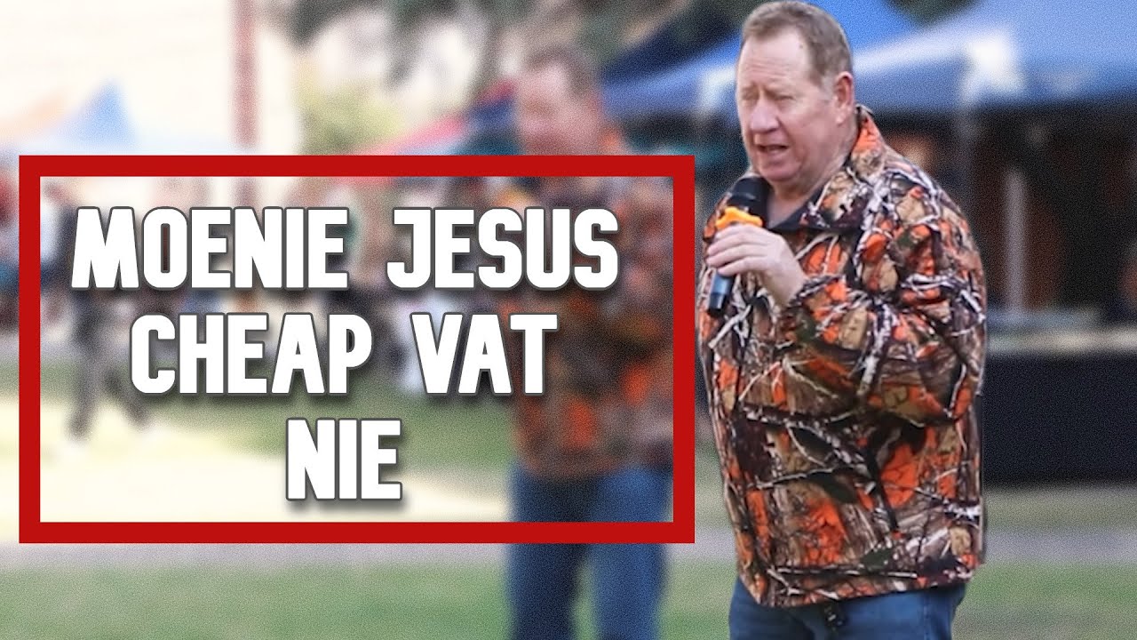 Moenie Jesus cheap vat nie