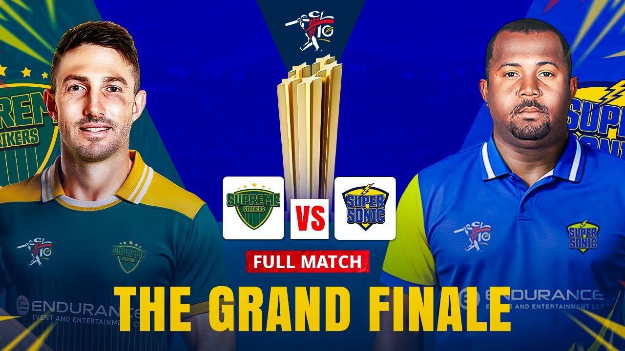 Supreme Strikers vs Super Sonic | Shaun Marsh vs Dwayne Smith | The GRAND FINALE | CLT10 - Final