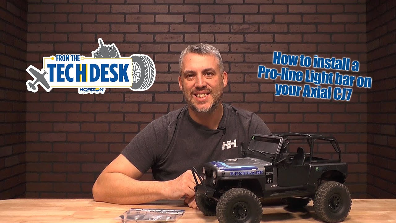 How to install a Proline Light bar on your Axial CJ7