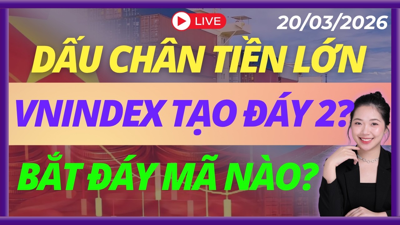 Vnindex Tạo Đáy 2 hay Bắt Đầu Downtrend ? | LIVESTREAM | DAILY