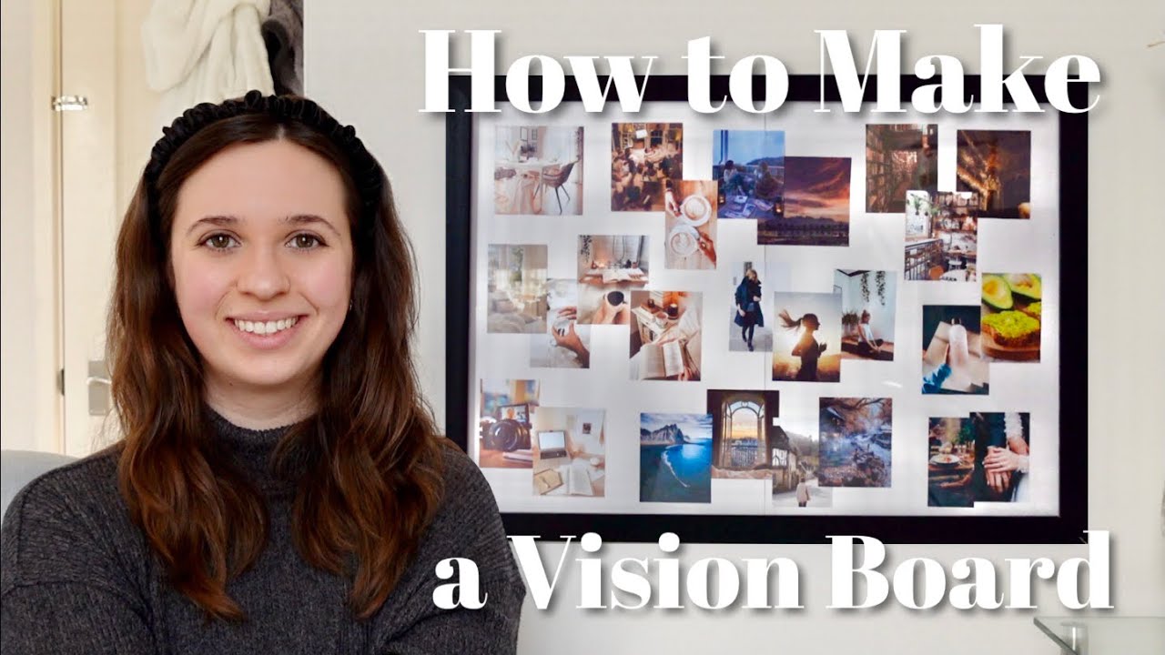 My Vision Board 2021 & How to Make a Vision Board That ACTUALLY Works (2021) | Claudia's Edit