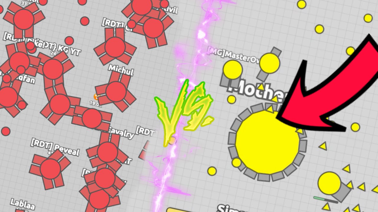 Diep.io ARENA CLOSER TEAM?! / Diep.io Overlord vs Mothership / Diep.io Mod/Hack Gameplay