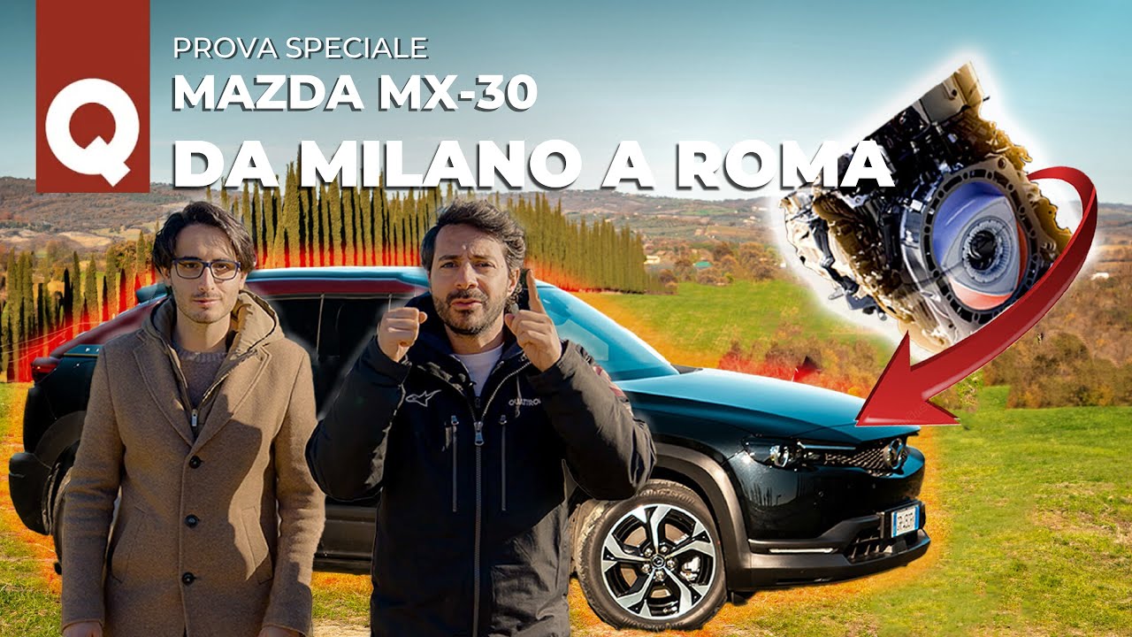 RISOLUTIVO o INUTILE? Milano-Roma col ROTATIVO della MX-30 R-EV @Andrea Cars and More