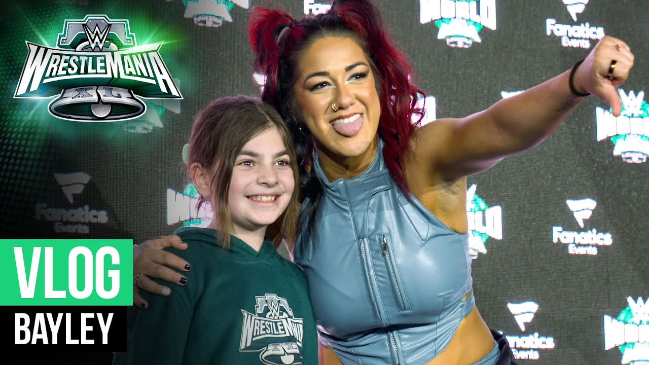 Bayley's emotional meet and greet: WrestleMania XL Vlog