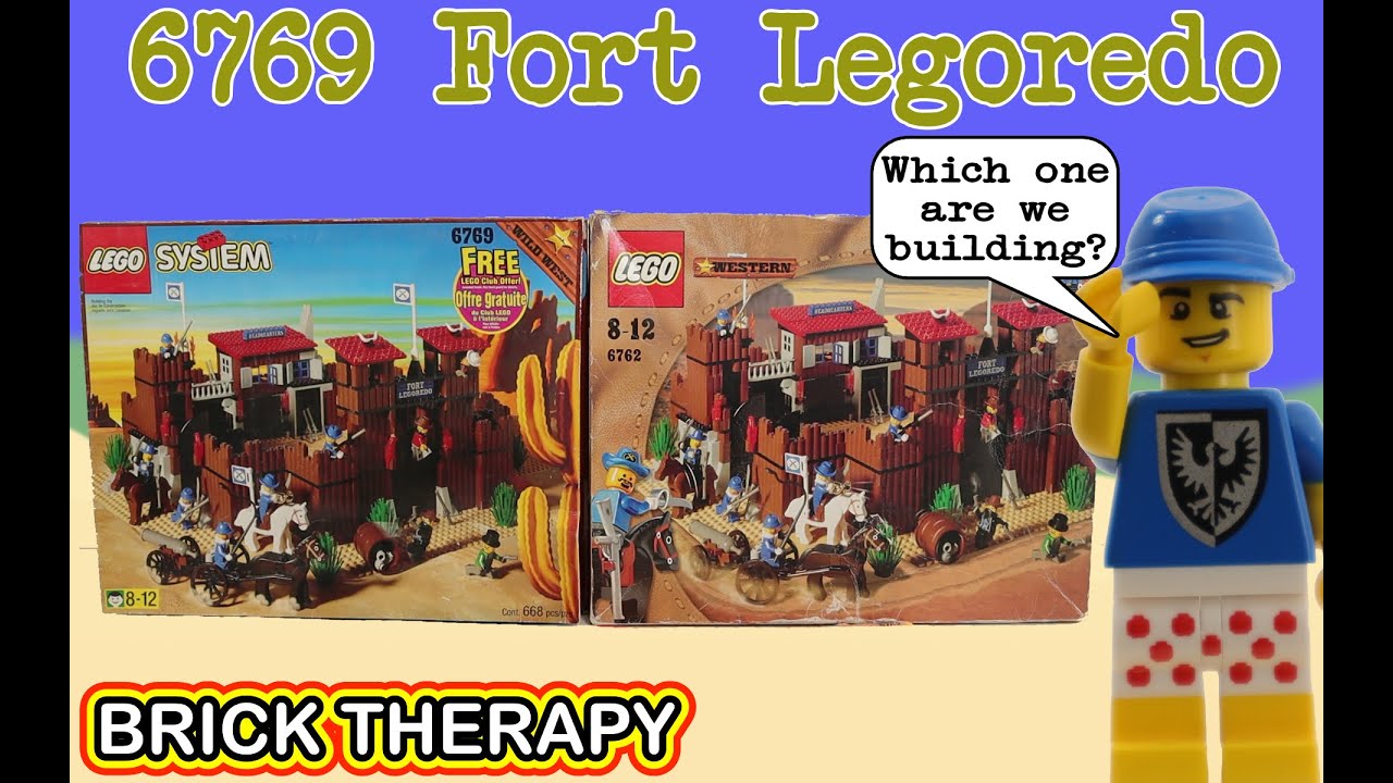 Vintage LEGO Western set 6769 Fort Legoredo : Build and Review