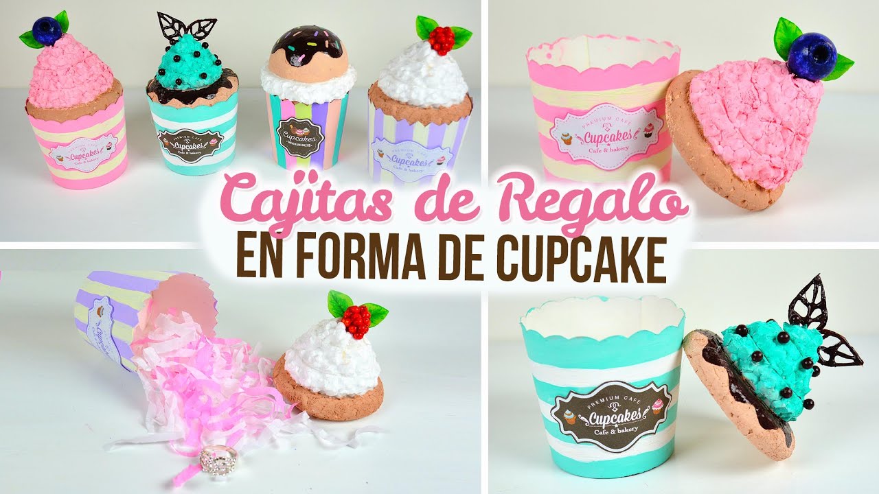 DIY CAJA REGALO en forma de CUPCAKE  | DREEN