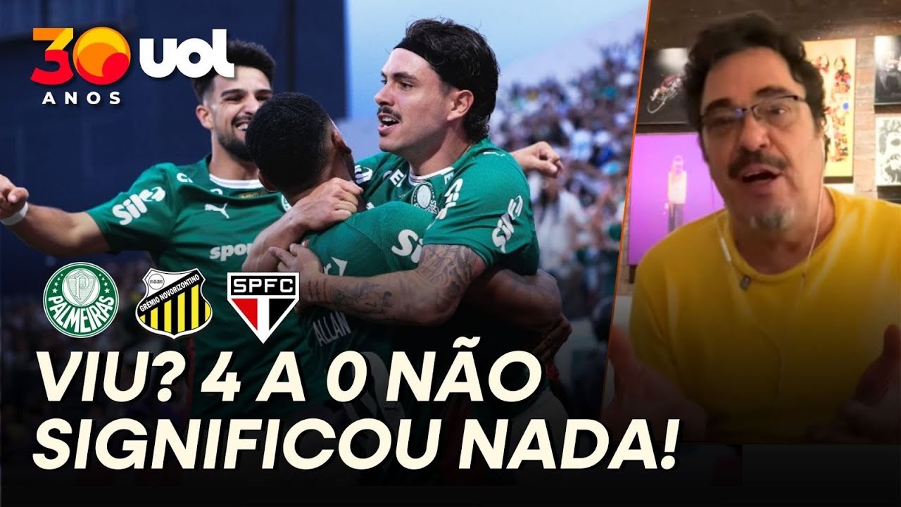 'PALMEIRAS &Eacute; L&Iacute;DER, GANHOU DO S&Atilde;O PAULO E EST&Aacute; VIVO NO ANO!' CASAGRANDE ANALISA!