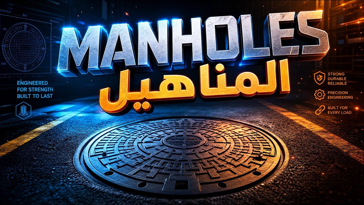 مطابق او مناهيل الصرف الصحي ( التنفيذ - طريقة الصب - الاغطية )