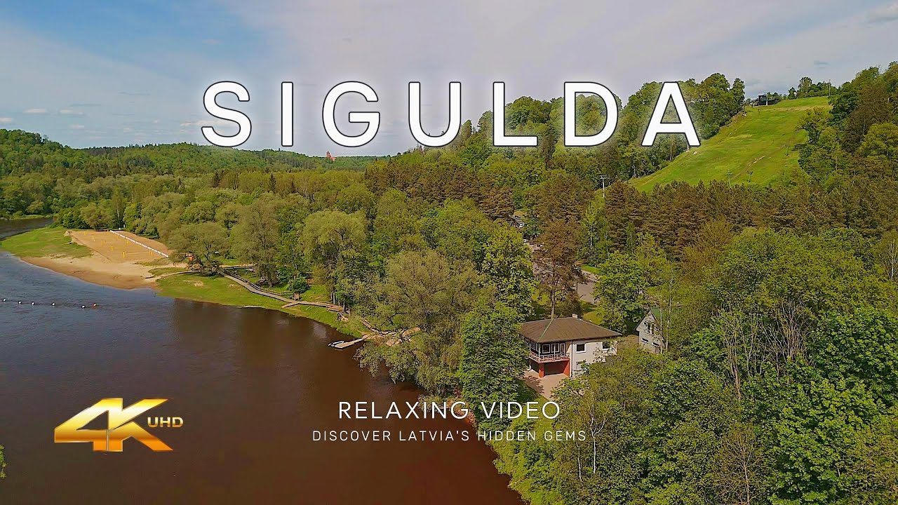 Beyond the Tourist Map – The Real Sigulda from the Sky