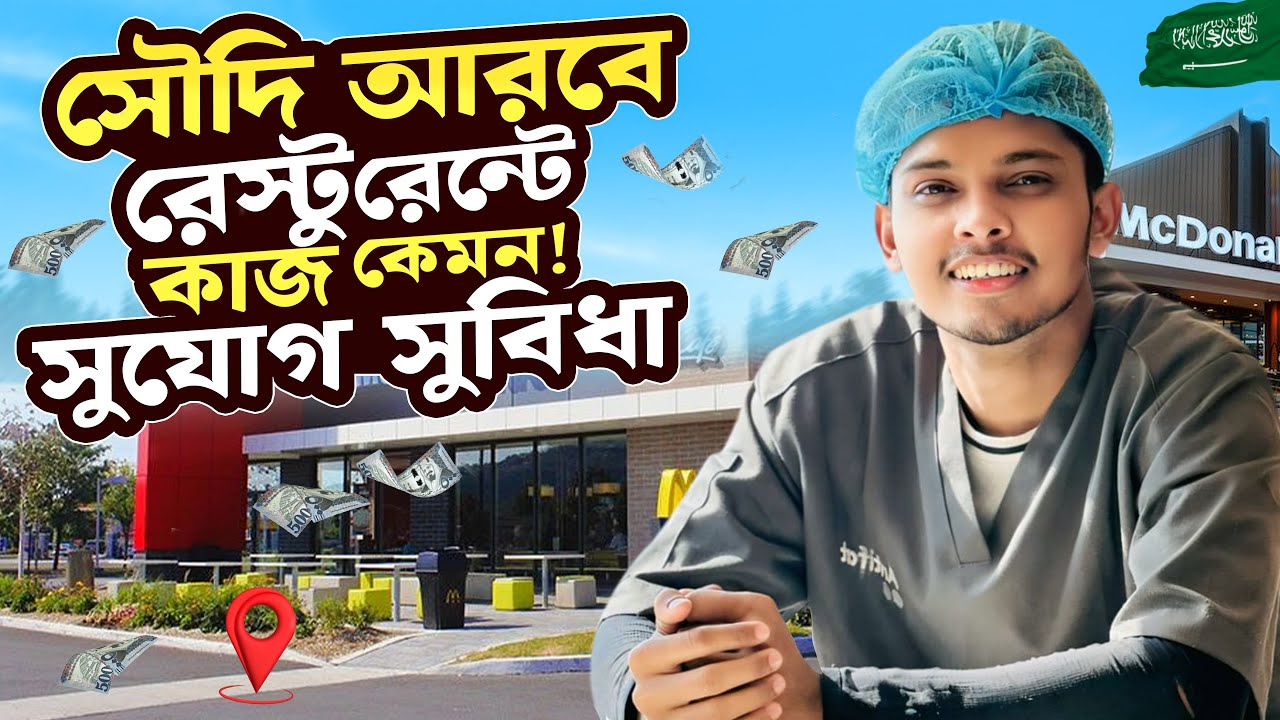সৌদি আরবে রেস্টুরেন্টে কাজ কেমন! সুযোগ সুবিধা | যা এর আগে কেউ বলেনি!😱