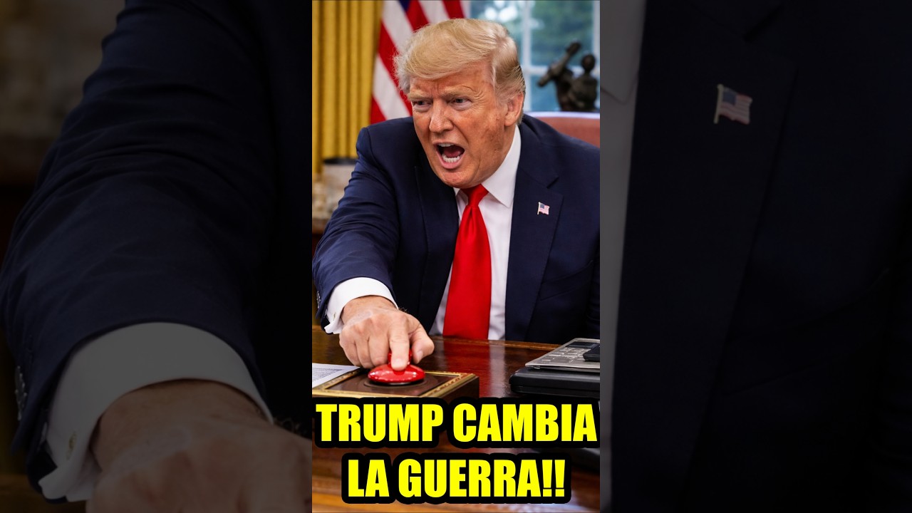 🚨ALERTA TRUMP CAMBIA LA GUERRA EN IR&Aacute;N CON ESTE MOVIMIENTO