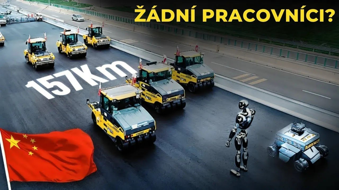 Č&iacute;na Pr&aacute;vě Postavila 157 Km D&aacute;lnice Bez Jedin&eacute;ho Člověka