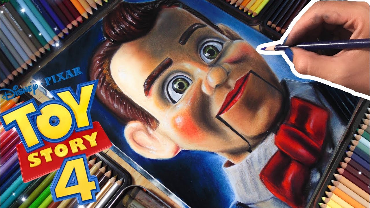 DIBUJANDO A BENSON TOY STORY 4 POSTER REAL (DISNEY PIXAR) DRAW BENSON TOYSTORY4