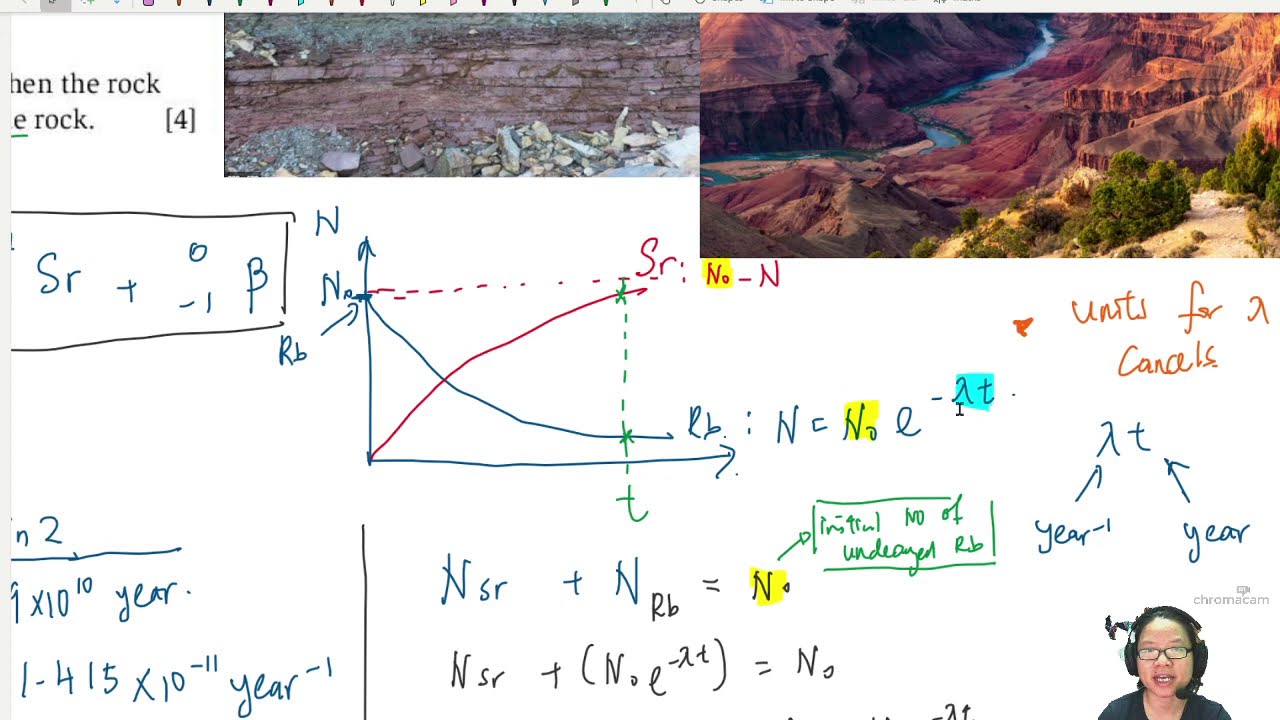 23.3b Ex2: Log and exponents (Rubidian Rock Dating) | A2 Nuclear Physics