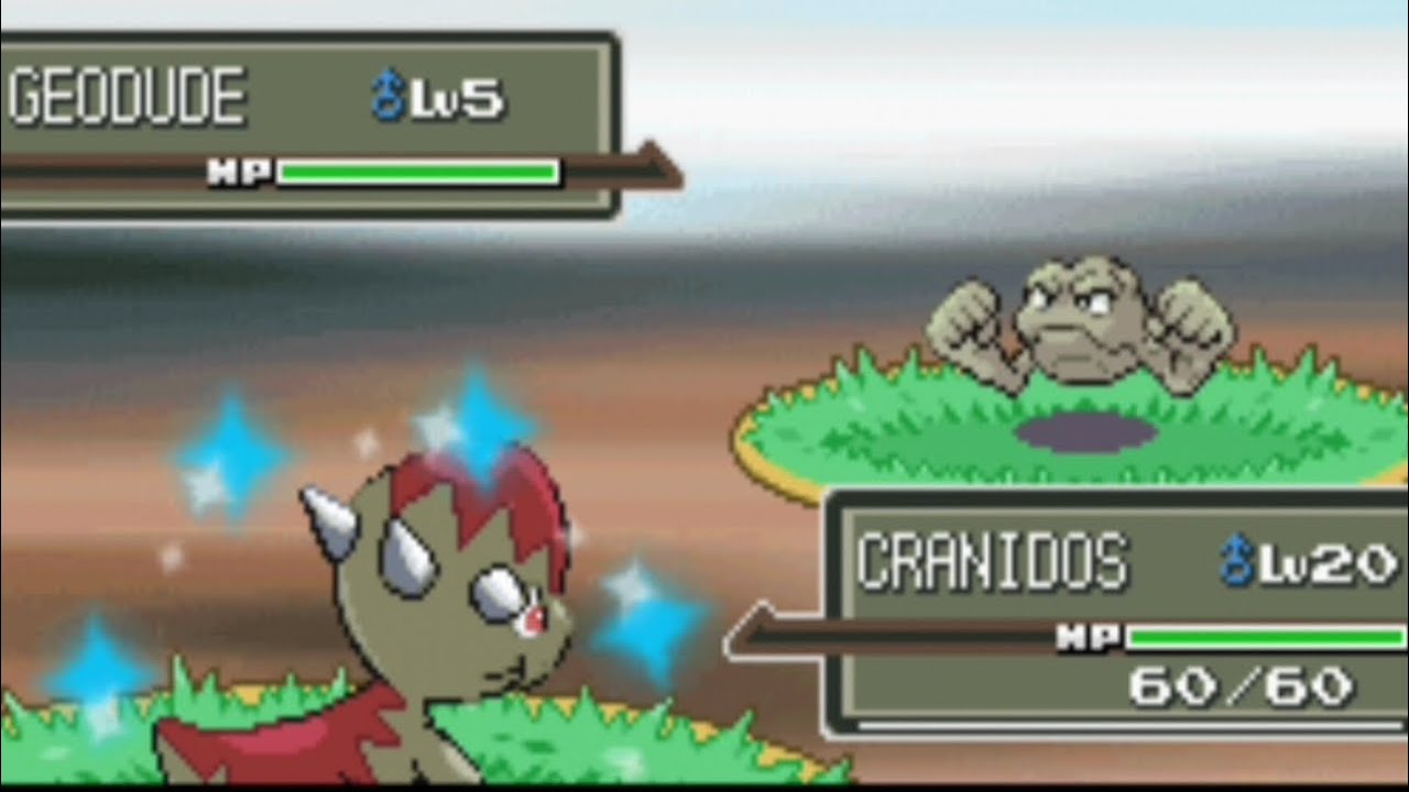 (Live) Shiny Cranidos After 157 SR's in Pokemon Platinum. My DTQ #3