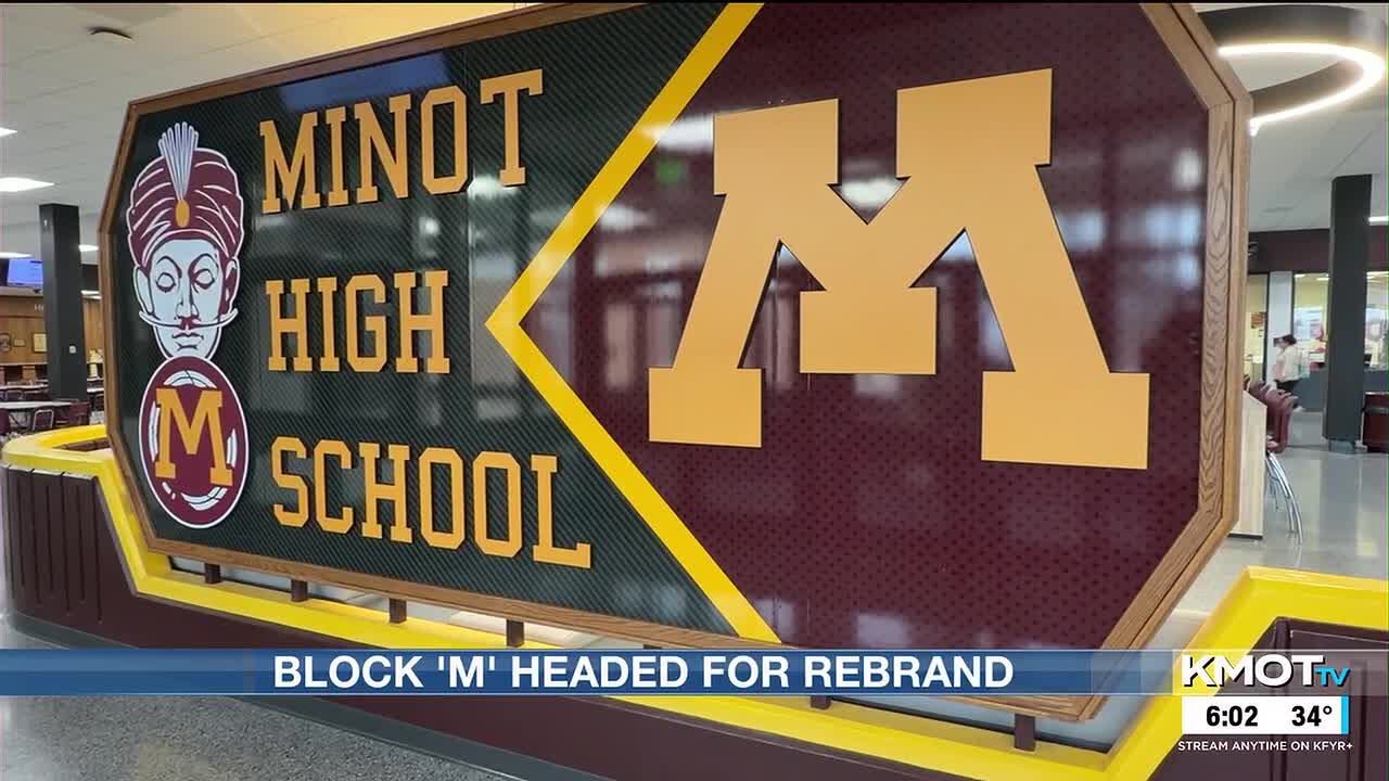 Minot High to rebrand block ‘M’ amid trademark dispute