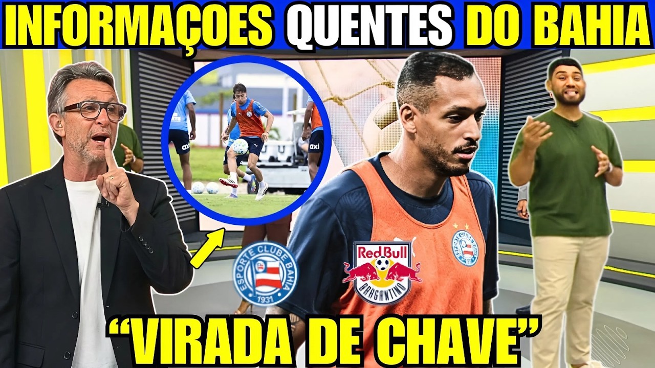 EXCELENTES NOTICIAS, E MIDIA GAUCHA EM CRISE APOS TRIUNFO DO BAHIA E TUDO SOBRE BAHIA x BRAGANTINO!