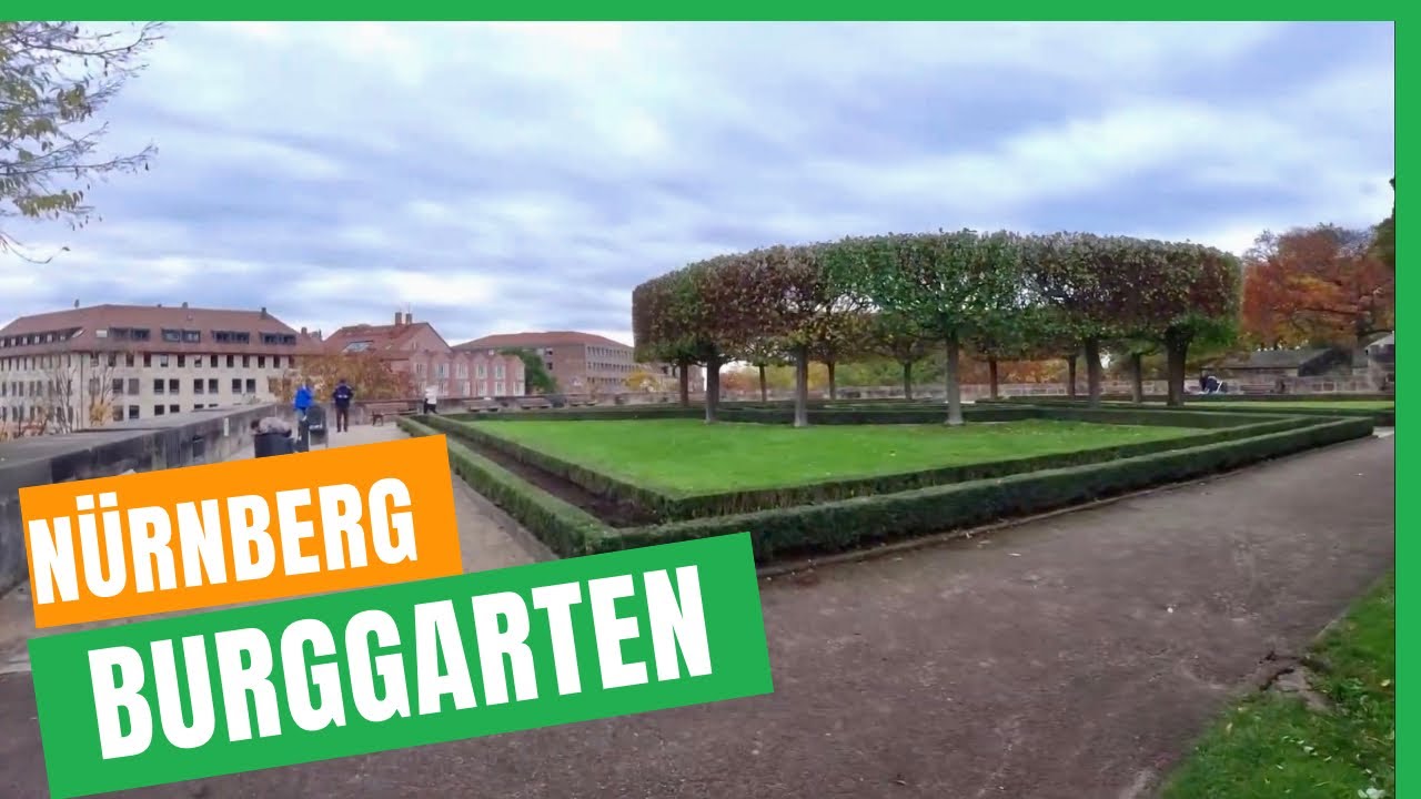 Spaziergang im Burggarten in Nürnberg