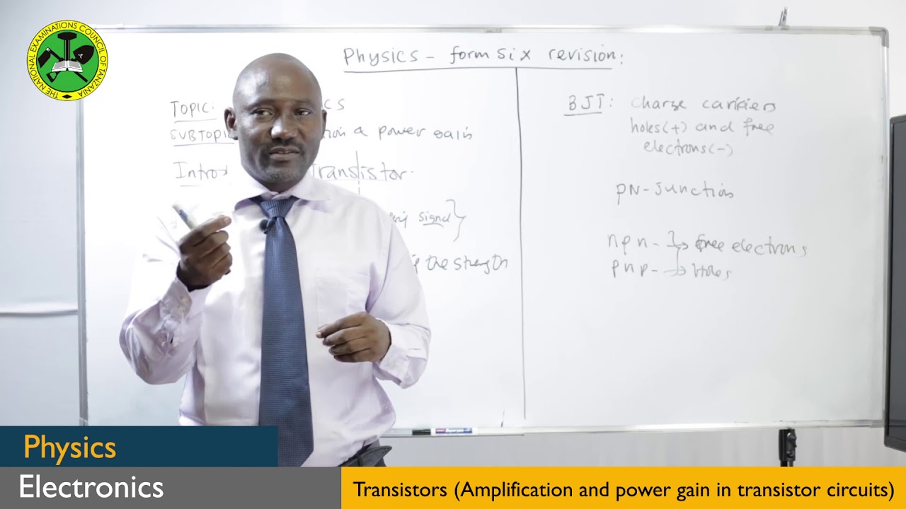 DARASA ONLINE: REVISE PHYSICS - ELECTRONICS  AMPLIFICATION OF POWER GAIN