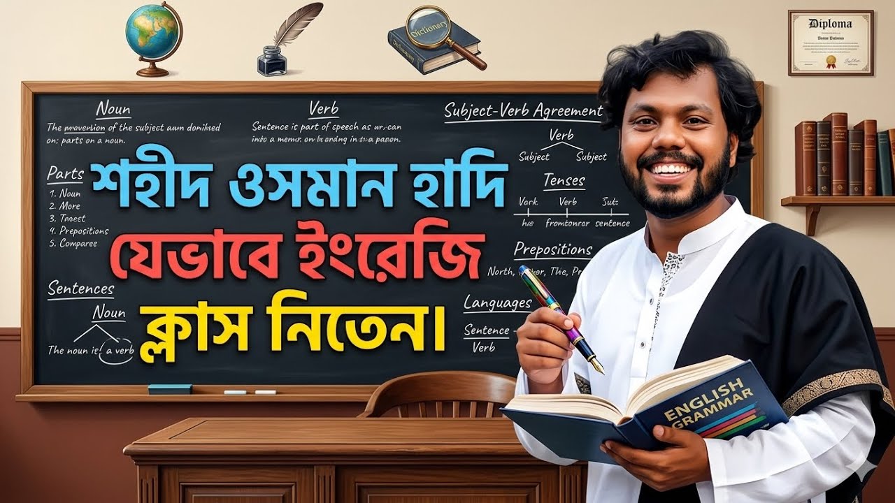 ওসমান হাদী যেভাবে ইংরেজি ক্লাস নিতেন || Osman Hadi English Class | Onneshon Edu