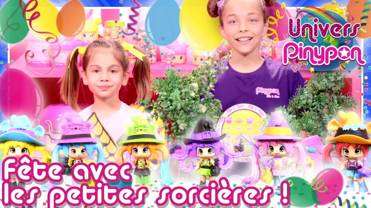 C'est la FÊTE chez les PETITES SORCIÈRES Pinypon 🧙‍♀️🎉 AQUARIA et CATIA mettent le bazar