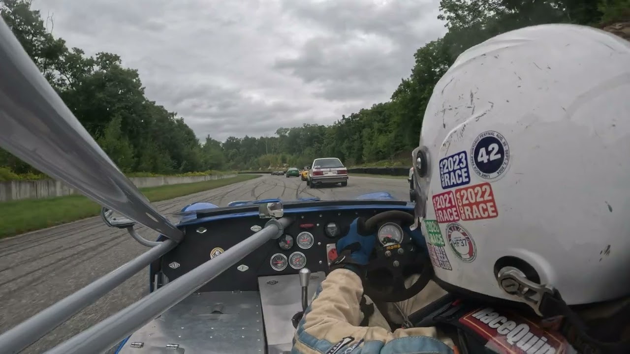 2024 SCCA Pig Roast- NER Palmer Motorsports Park- 1962 Lotus Super 7-  FP Race 2