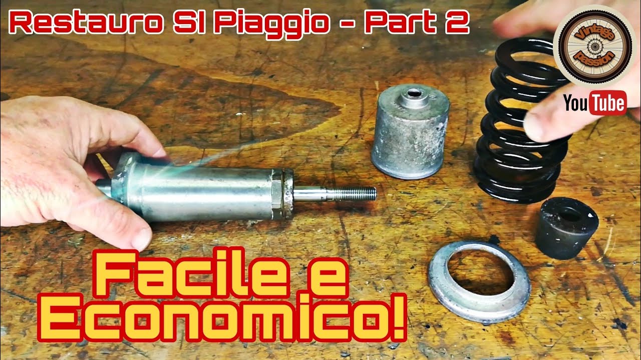 Restauro Totale SI Piaggio -Part 2- Culla e ammortizzatore