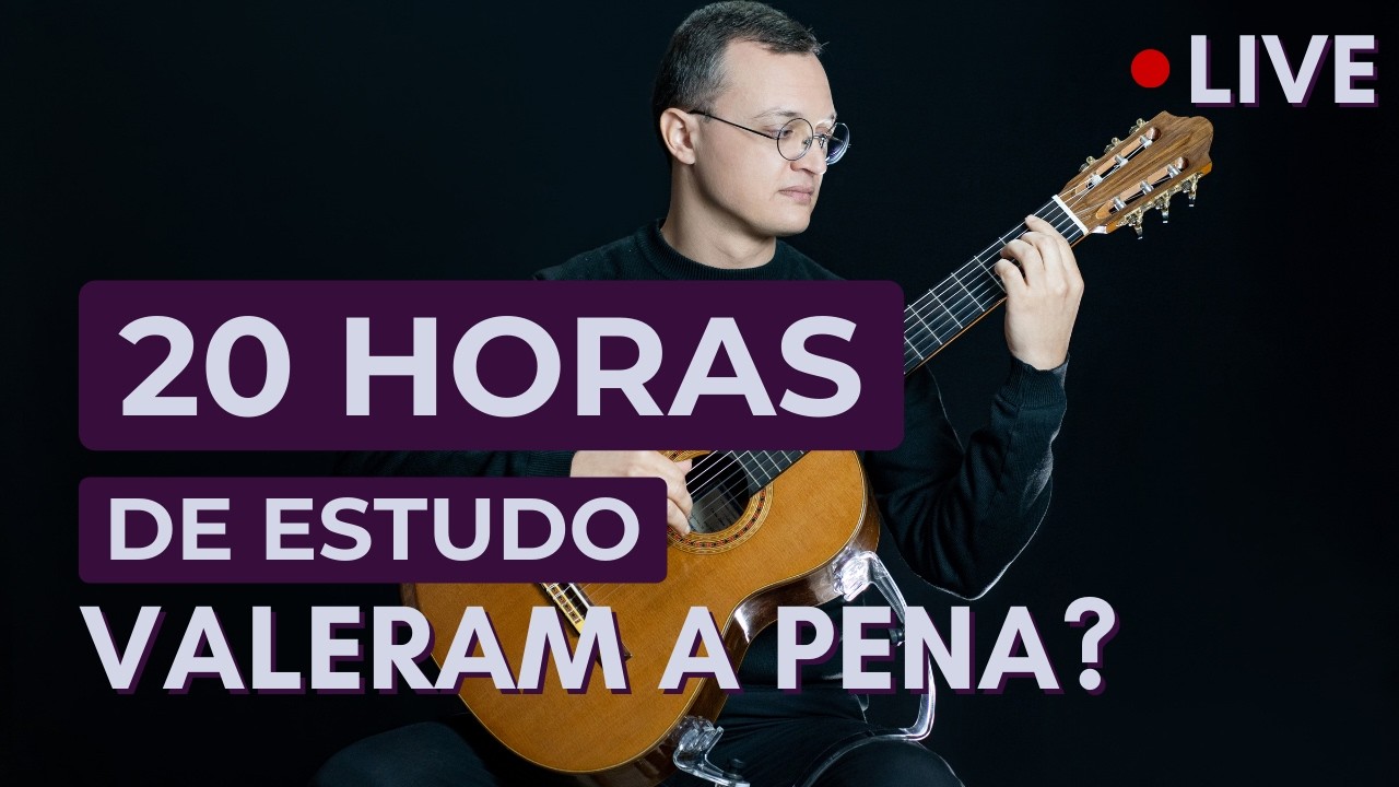 Estudei essa música por 20 horas. Veja o resultado ao vivo.