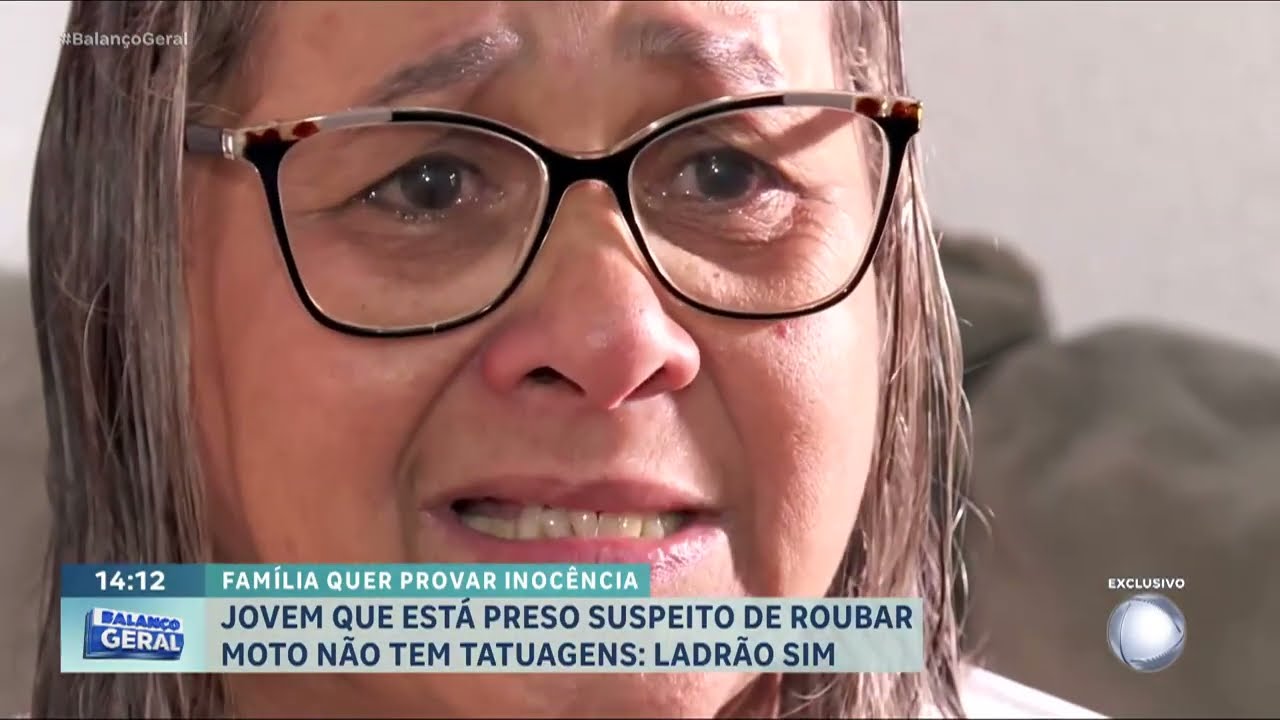 Família denuncia erro e diz que jovem preso por roubo de moto é inocente