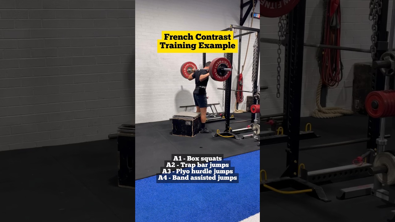 French Contrast Training Example - A great way for athletes to develop power
