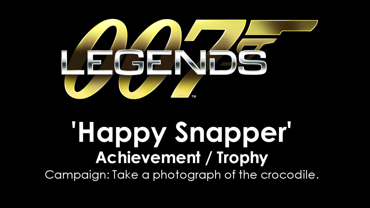 007 Legends - 'Happy Snapper' Achievement / Trophy