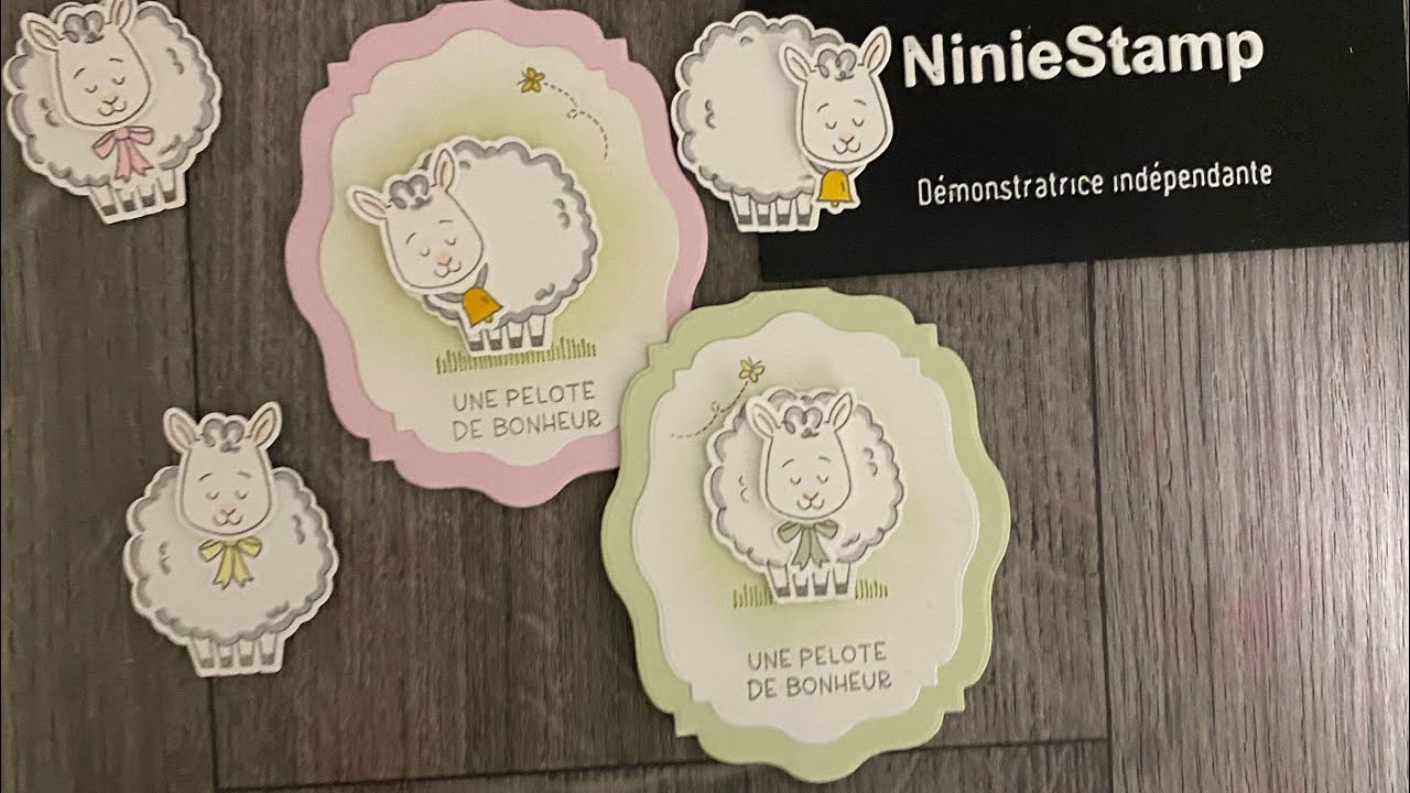 Tuto scrap : marque page janvier 2026 atelier Stampin’ Up!