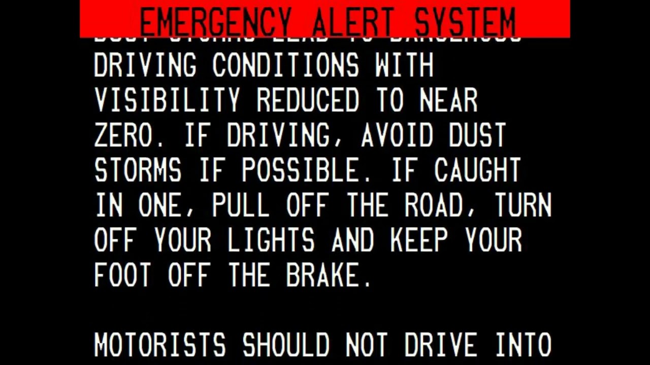 Dust Storm Warning EAS in Chicago, Illinois (May 16)