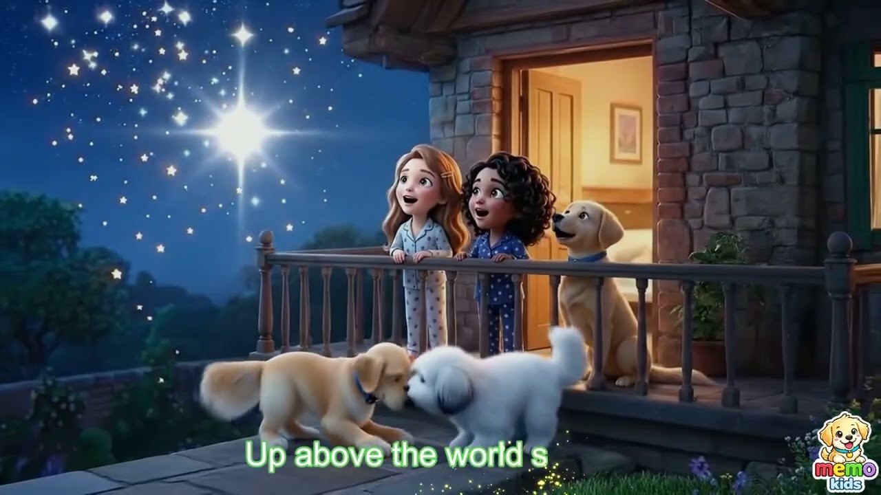 Twinkle Twinkle Little Star | Nursery Rhymes & Kids Songs | Memo Kids TV