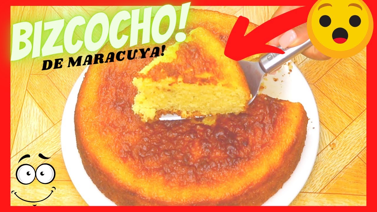 Pastel de maracuya en licuadora [SUPER FACIL DE HACER!]